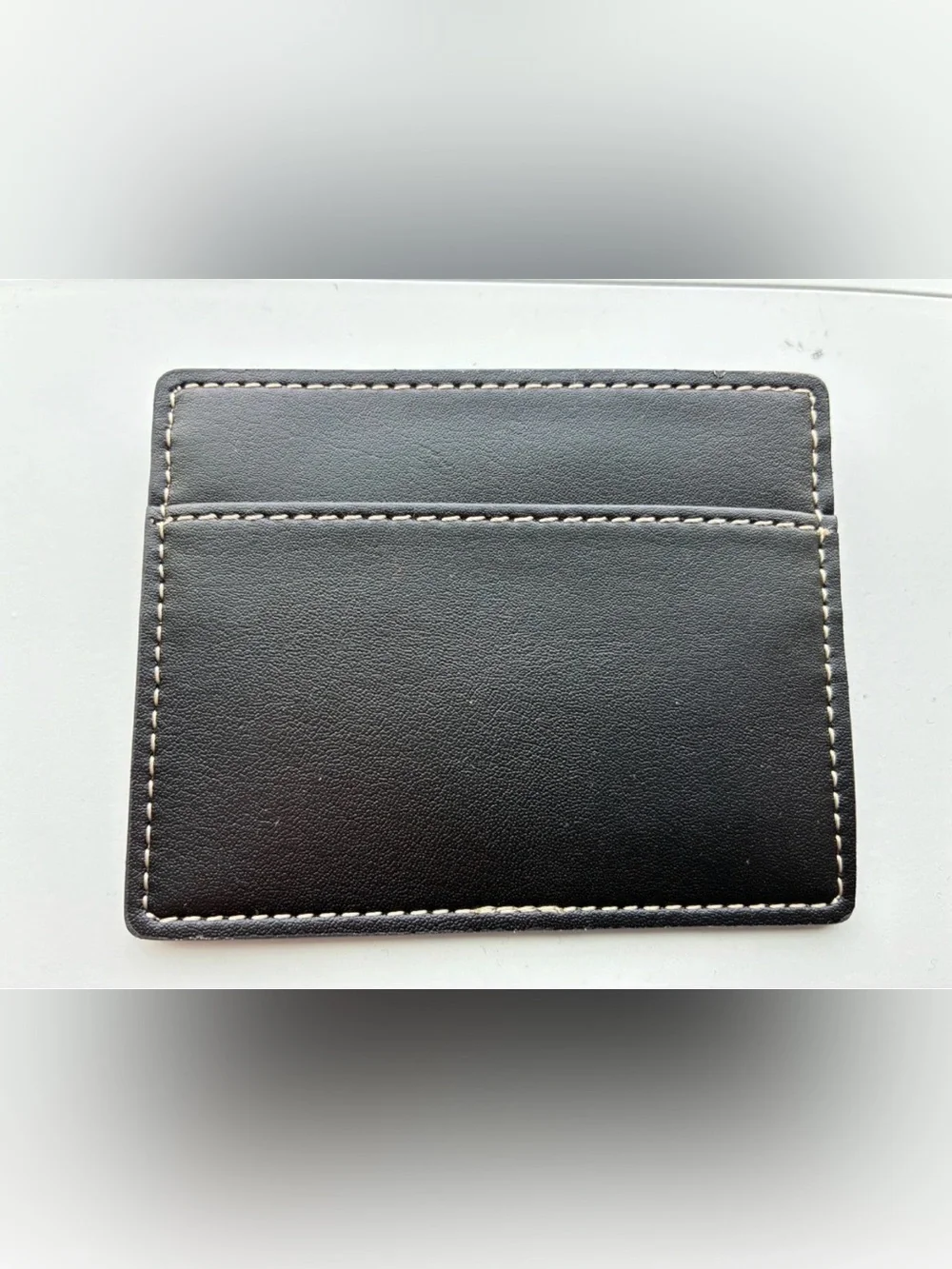 BMW Black Leather Slim Card & Key Pocket